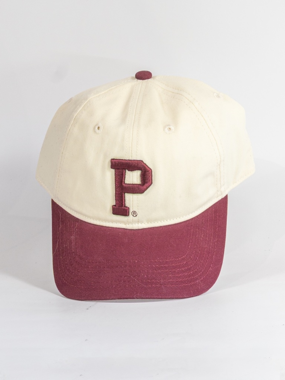 Portland "P" Cap Classic - Cream/Maroon Canvas  NWT